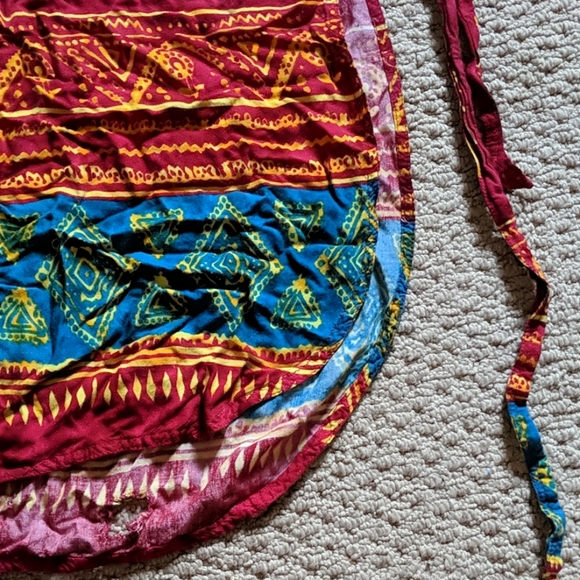 Tribal wrap skirt - Picture 4 of 4